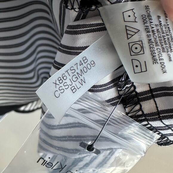 Calvin Klein Striped Button Front Sleeveless Collared Shirt 3X - Picture 6 of 9